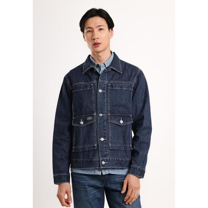 DY52 - Used 1968 - Arkana Jaket Jeans Trucker Pria Boxy Fit Casual