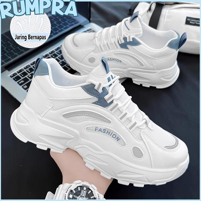 [NEW ARRIVAL] / Sepatu Sneakers Pria Putih Keren Sepatu Sneakers Pria Sneakers Kasual Korea Mode Cas