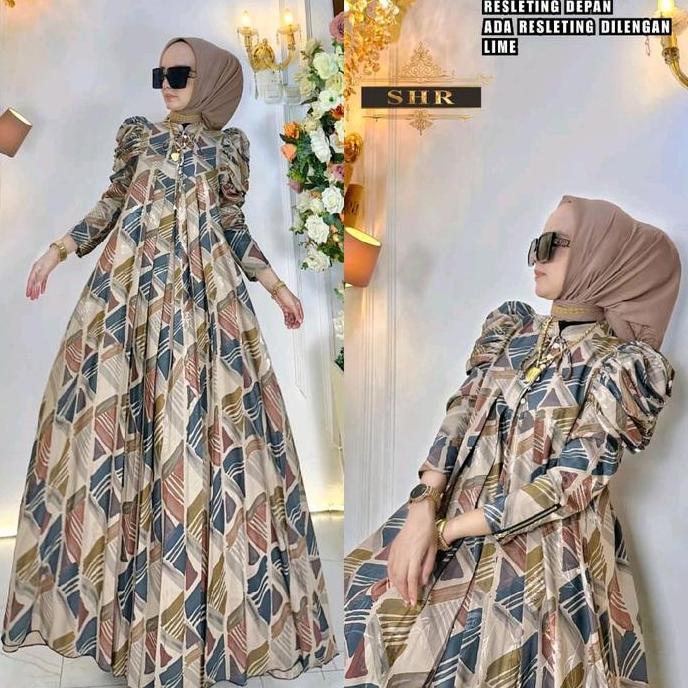 SHR MAXI DRESS GAMIS PRINCESS MEWAH VIRAL SHR