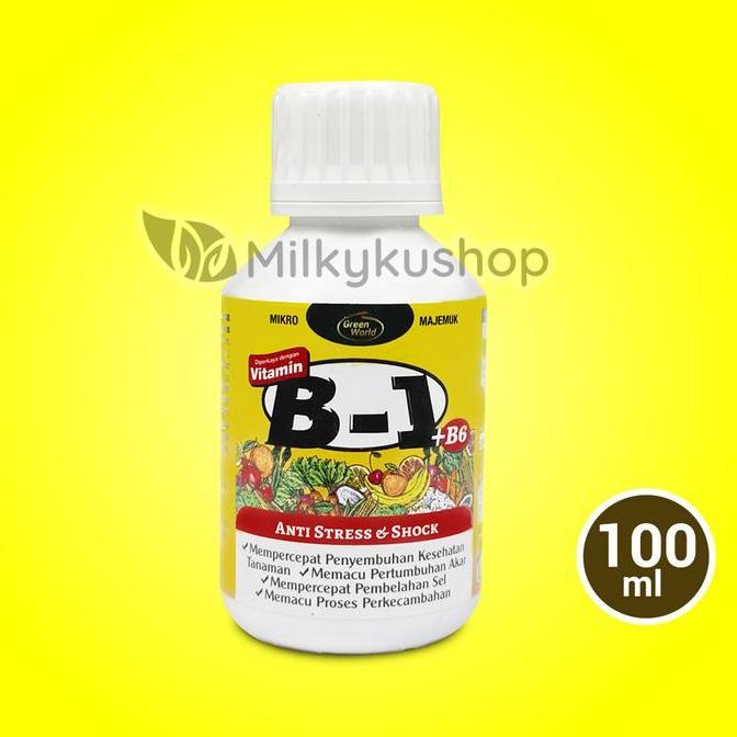VITAMIN B1 + B6 GREEN WORLD 100 ML ANTI STRESS TANAMAN