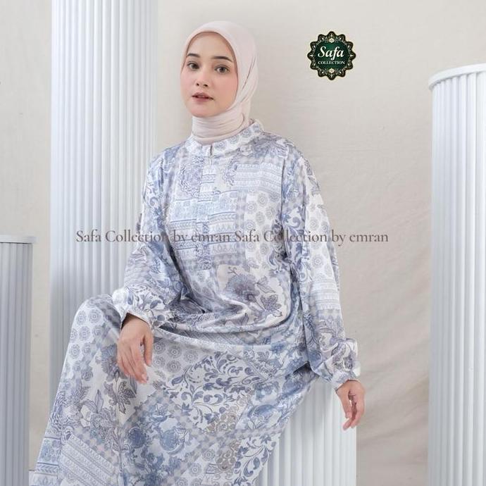 Safa by Emran Gamis Baju Muslim Armani silk Premium mewah adem lembut elegant Dress Wanita Dewasa Ny