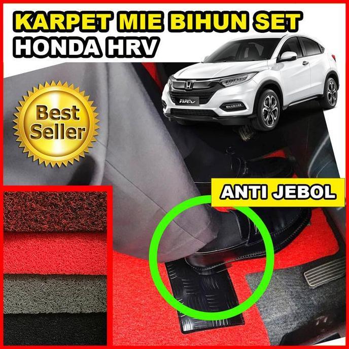 Promo Karpet Mie Mobil Lantai Bihun Keset Set HONDA HRV HR-V 1 Warna Diskon