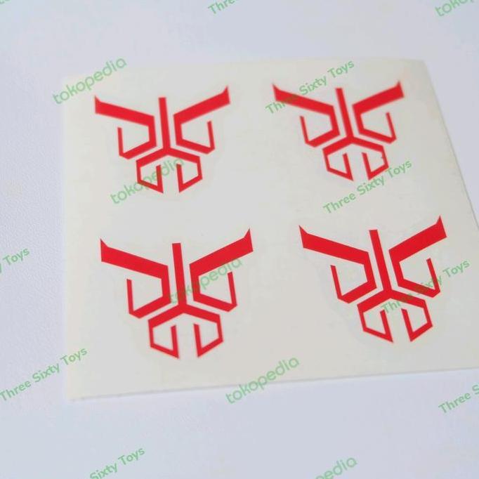 Cutting sticker stiker motor mobil logo kamen rider kamenrider kuuga 4 pack vinyl