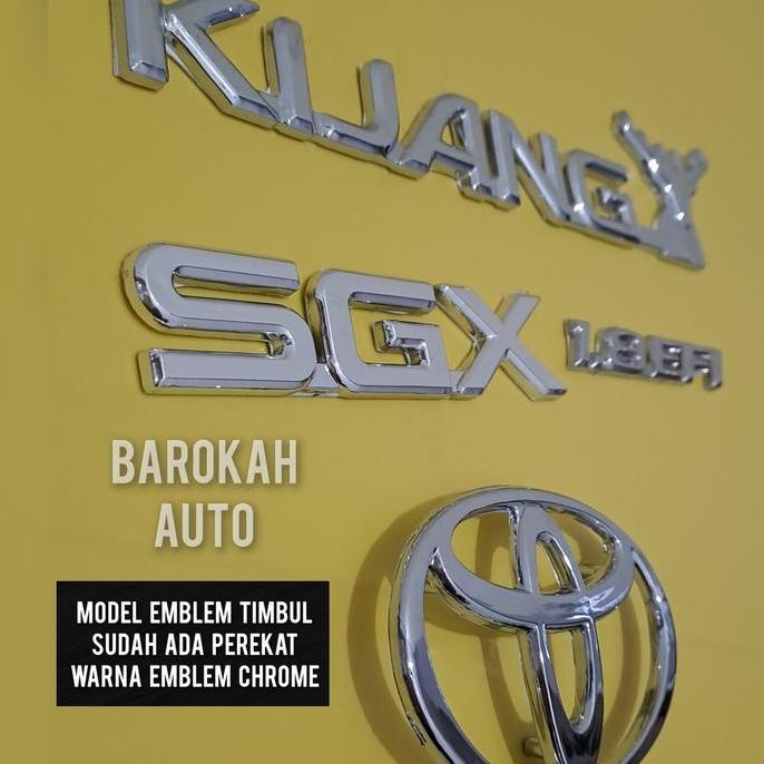 kijang kapsul logo mobil emblem kijang kapsul type lgx lsx sgx ssx 4pc