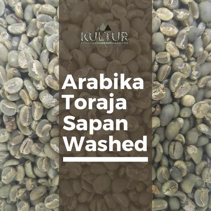 GREEN BEAN ARABIKA TORAJA SAPAN WASHED KOPI MENTAH
