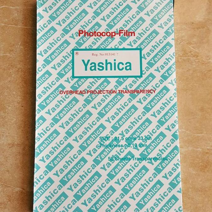 PHOTOCOPI FILM TRANSPARANSI OHP YASHICA