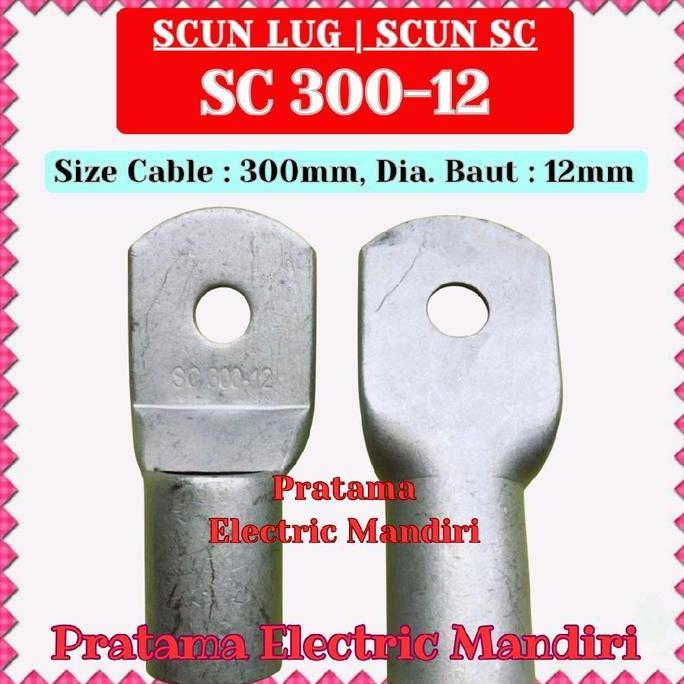 [ECER=PCS] SCUN CABLE LUG KABEL SKUN SC SC300 SC300-12 SC 300-12 SC-300-12 SC30012 SC 300 12