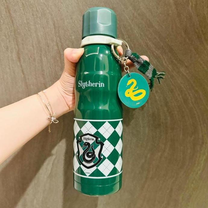 MINISO X HARRY POTTER INSULATED BOTTLE WITH STRAW 750ML STAINLESS STEEL READY STOCK ORIGINAL REAL PI