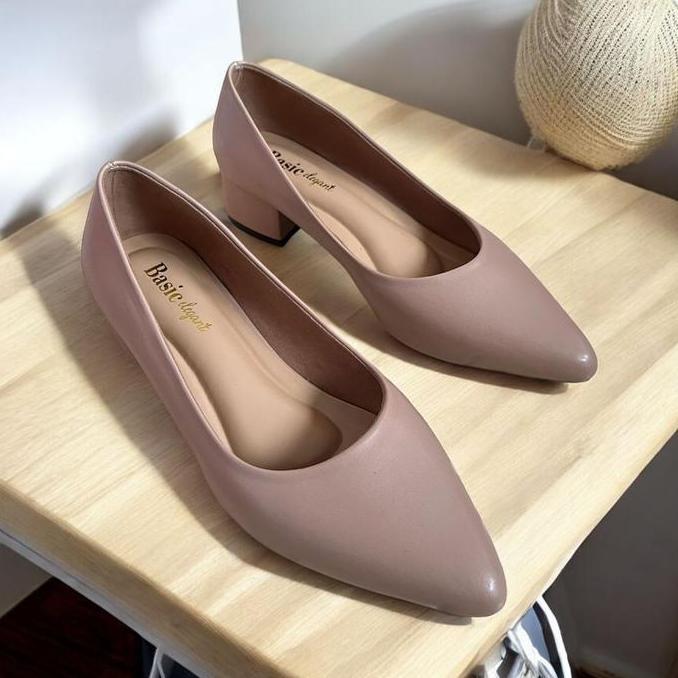 Grade Ori Basic Elegant Sepatu Pantofel Wanita B01- Sepatu Kerja