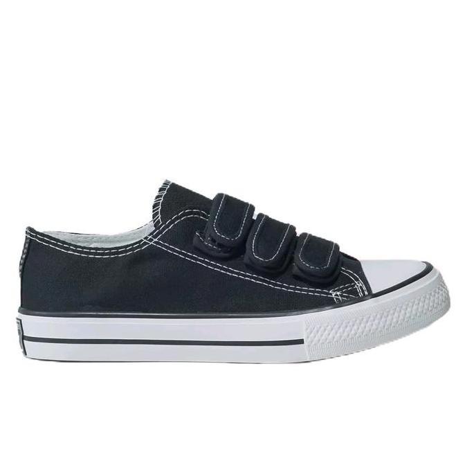 Saless Sepatu Velcro Ikat 3 Murah Casual Shoes Sneaker Wanita Pria