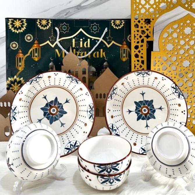 Hampers imlek 2026 piring set keramik