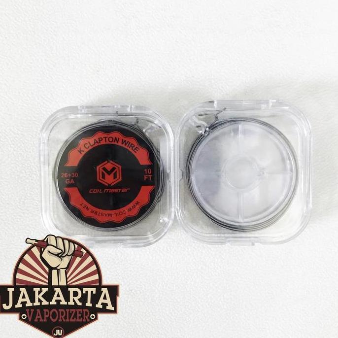 Ironbig- Coil Master Wire Clapton 26+30Ga 10 Feet [3.1 Meter] Coil Kawat Vape