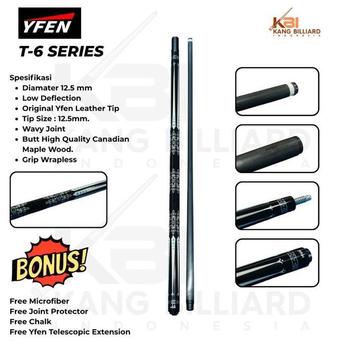 Stick Billiard Carbon Yfen T6 Diameter 12.5 mm New