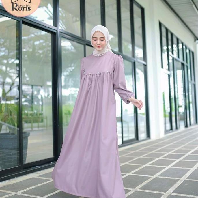 Viral  Homedress Polos By Roris, Gamis Homemade Muslim Remaja Dewasa