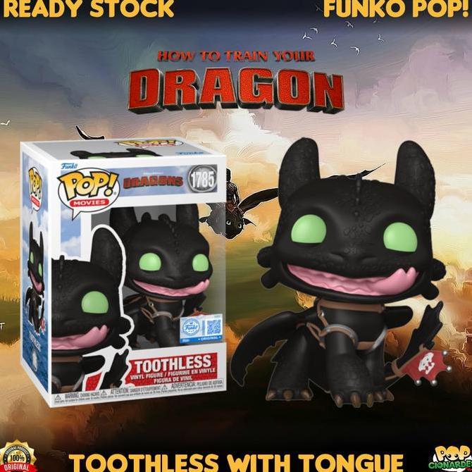 Funko POP How To Train Your Dragon - Toothless - Toothless with Tongue #1785