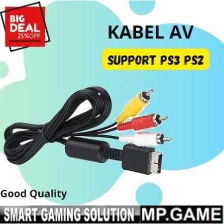 Kabel AV Support PS2 PS3 Kabel RCA ke tv Tabung Accessories
