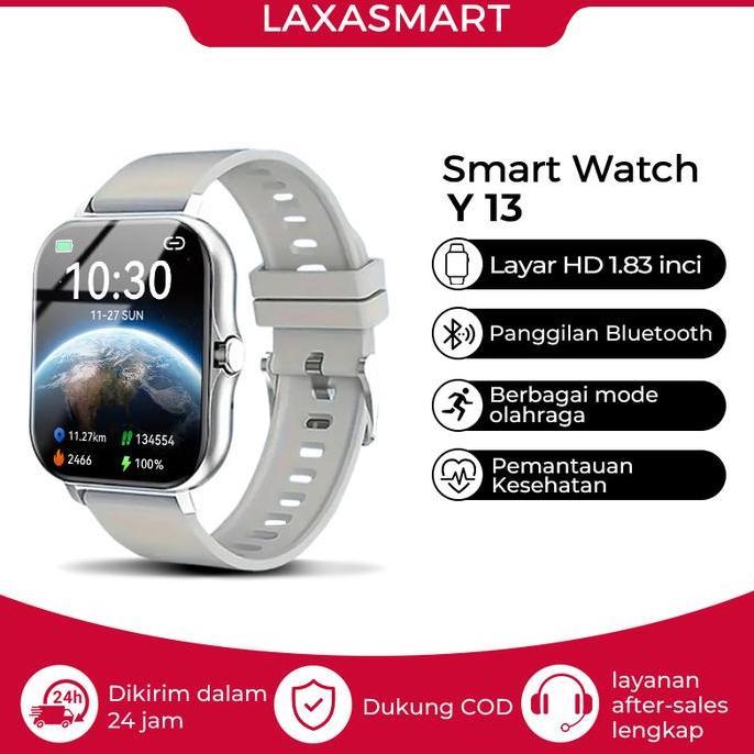 Smartwatch Sport  Layar  1.83" HD Touchscreen -  Jam tangan Bisa Terima/Tolak Telepon, Monitor Tidur