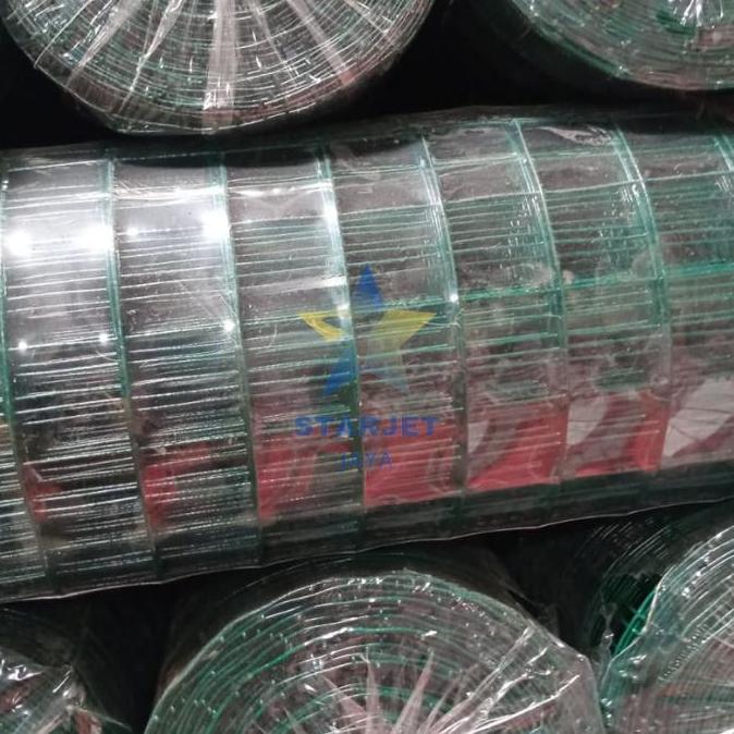 Ironbig- Pagar Jaring Kawat Ram Loket Pvc Ayakan Hijau Kandang Kurungan Ayam