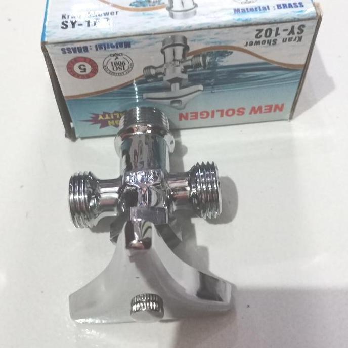 stopkran T kran shower t cabang 2 soligen