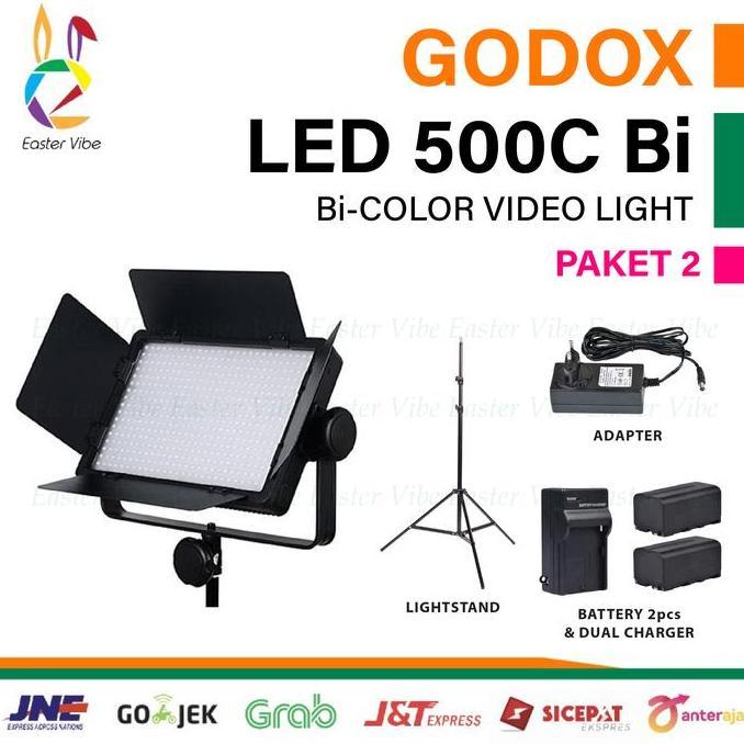 Lansungkirim- Godox Led 500C Video Light 500 C Godox Led500C