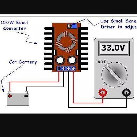 Gercep- Step Up Boost Converter 150 W Dc - Dc Converter Module