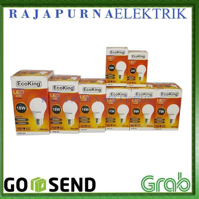 Lightbrum- Lampu Led 18W - 18 Watt Ecoking Super Terang - Tahan Lama
