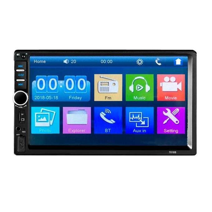 Head Unit 2 Din Car Mp5 Player 7 Inch Kamera Belakang Hemat