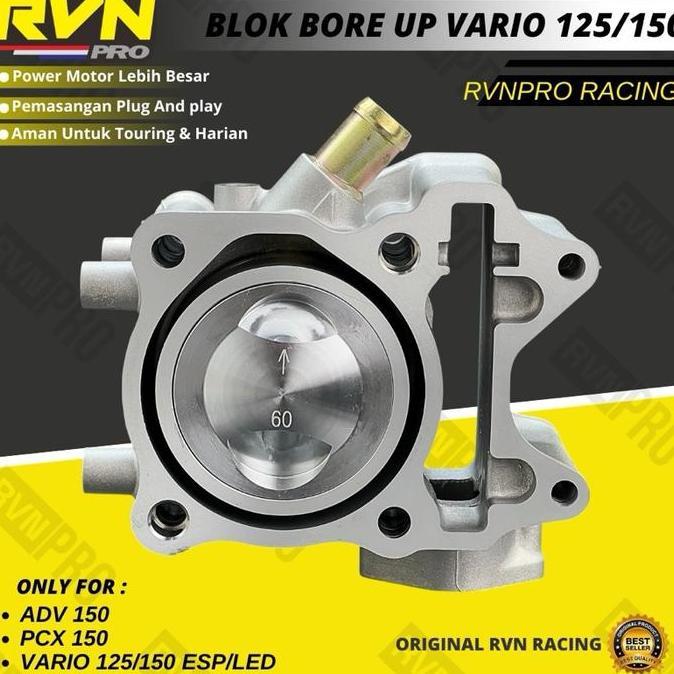 BLOK SEHER BORING PAKET BOREUP BORE UP VARIO 150 125 ESP LED PCX 150 NEW ADV 150 VARIO 125 LED TECHN