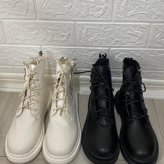 Grosir Sepatu Bot Flats Wanita Kulit Premium Import 237