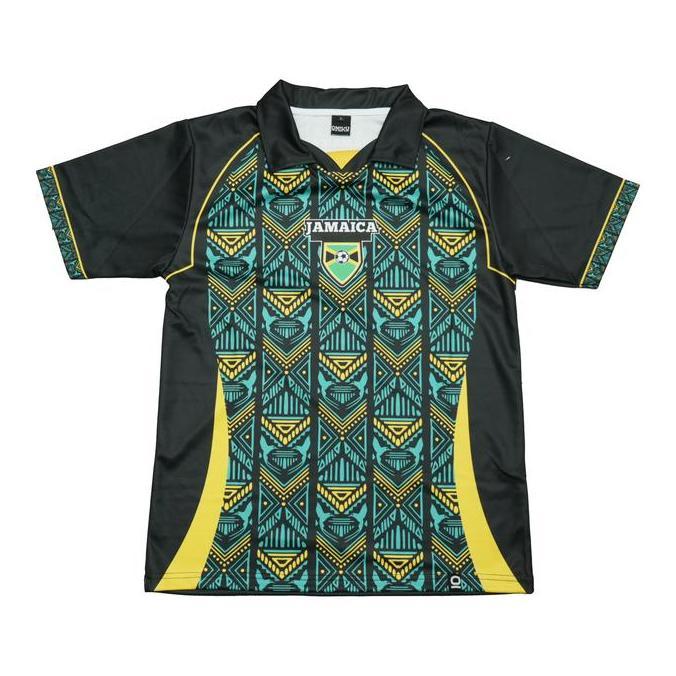 JERSEY JAMAIKA JERSEY VINTAGE RETRO RUNNING JERSEY BAND CASUAL UNISEX JERSEY NEGARA