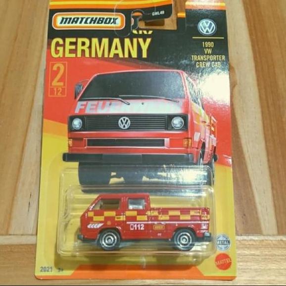 Matchbox 1990 volkswagen transporter crew cab