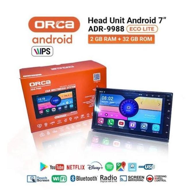 Hu Android Orca 7 Inch Eco Lite Ram 2/32 Gb Restock