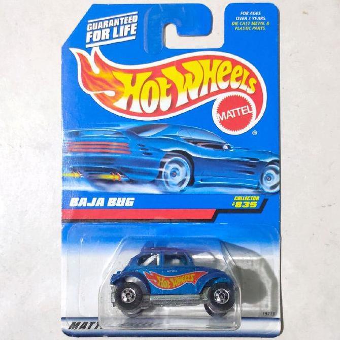 Hotwheels Hot Wheels Baja Bug biru tampo HW 1998 ban BW made in India blue card
