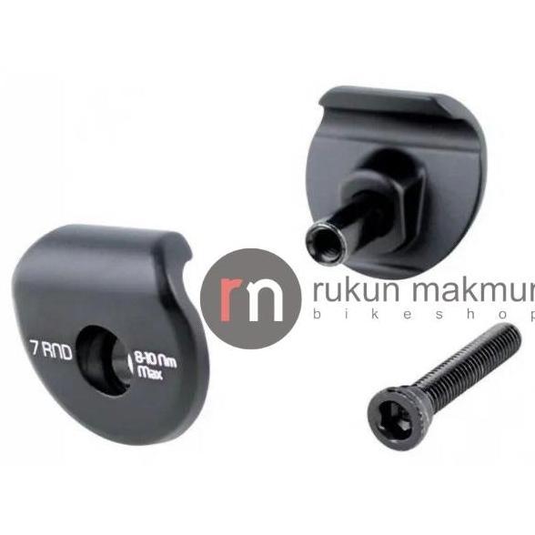 Promo Trek Bontrager 2 Bolt Seatpost Part Saddle Clamp Ear 7 x 7 mm For Rail Alloy Aluminum / Titani
