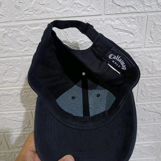 topi golf pria callaway original black simple Original