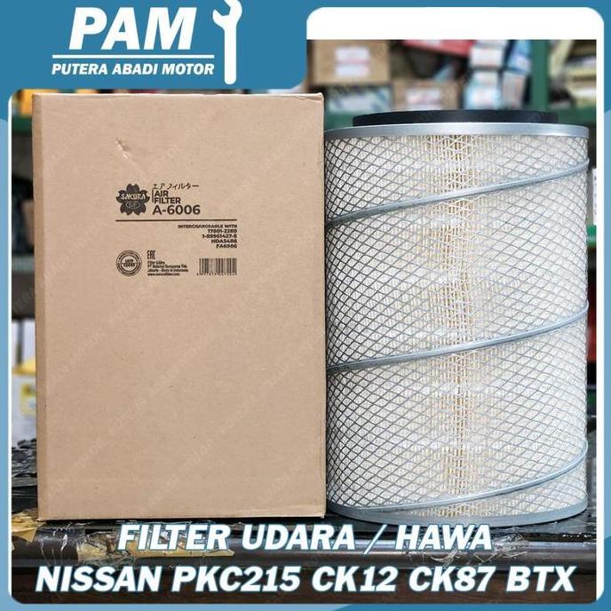 Promo Filter Udara Hawa Nissan CK12 CK87 BTX PKC215 Sakura A-6006 A 6006 Diskon