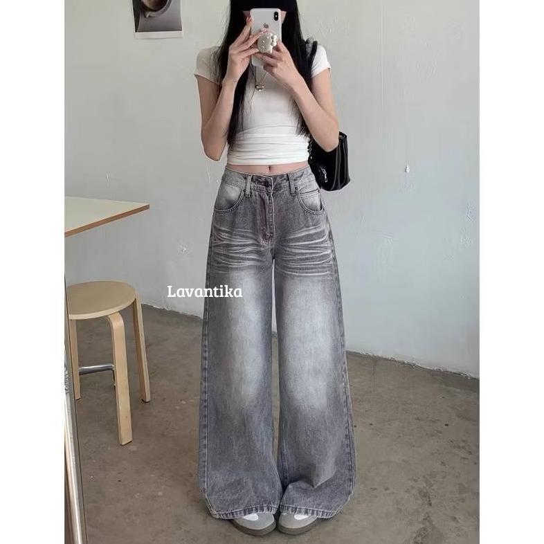PREMIUM HIGHWAIST BAGGY LOOSE JEANS RETRO 234