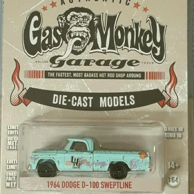 greenlight gas monkey 1964 dodge D 100 sweptline