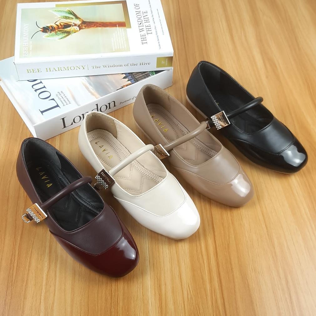 Ready Stock Lavia Helena Sepatu Ballet Wanita Kekinian Flat Shoes