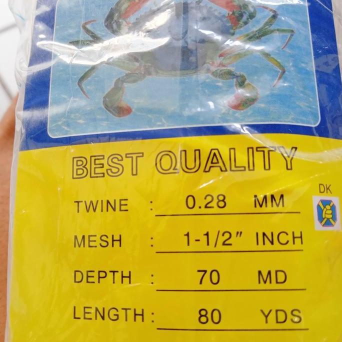 jaring ikan senar 028 1,5inchi