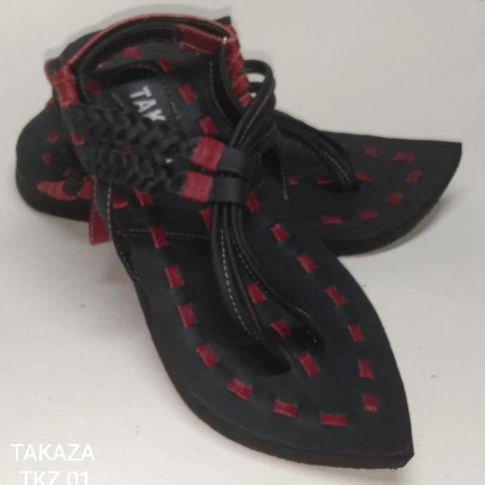 [CUCI GUDANG] / Sandal Terompah Nabi | Replika Sandal Rasul Takaza Terbaru