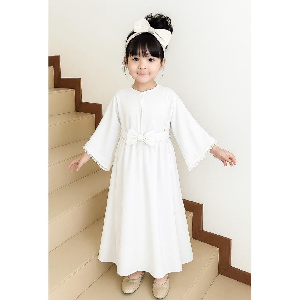 MURAH Gamis Abaya Khalisa Anak Perempuan Usia 2-8 Tahun