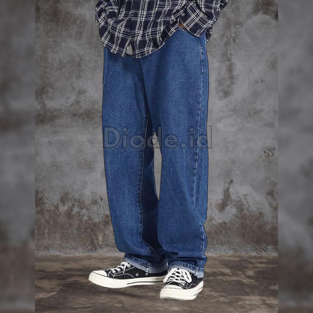 ORIGINAL CELANA JEANS PRIA CELANA KULOT PRIA CELANA KOREAN STYLE PRIA BAGGY PANTS PRIA STRAIGHT JEAN