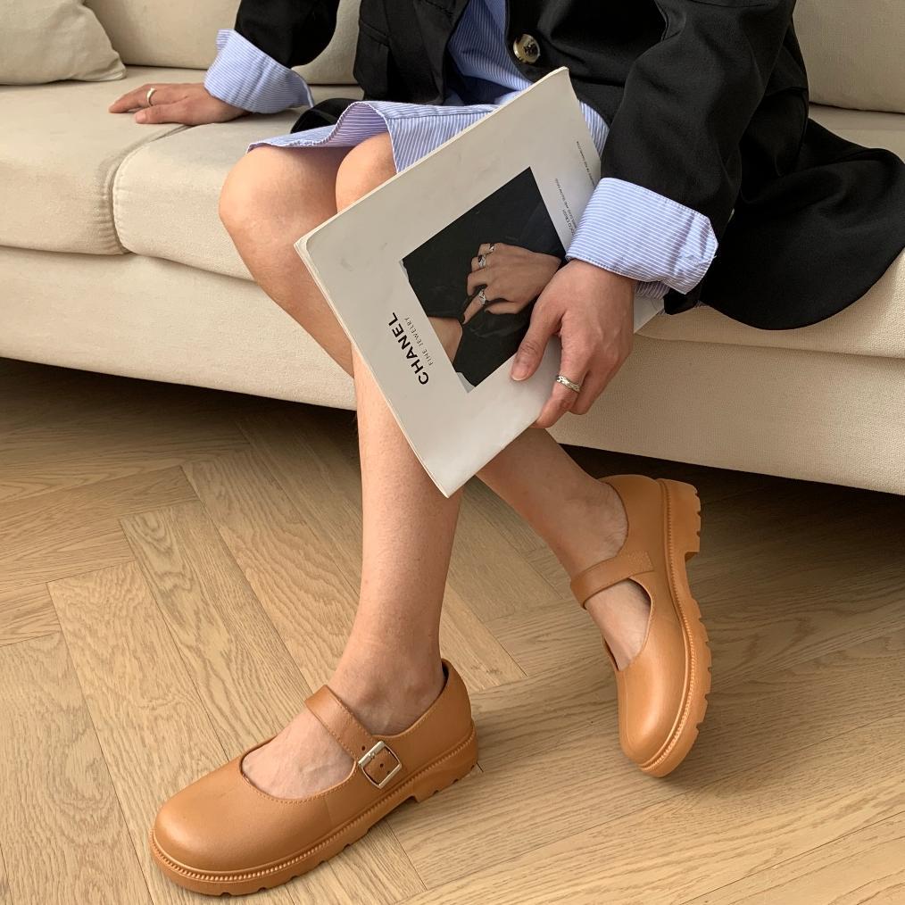 NEW ARRIVAL SEPATU LOAFERS WANITA KOREA SEPATU WEDGES PANTOFEL DOCMART CEWEK FASHION STYLE KASUAL SA