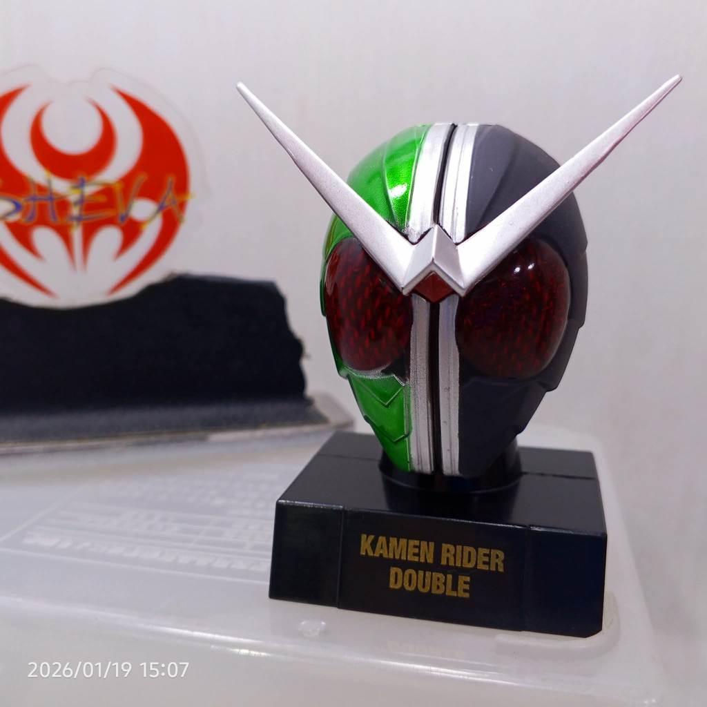 Rider Mask Collection  Kamen Rider W Cyclone Joker  .  RMC RMW MW Original Bandai