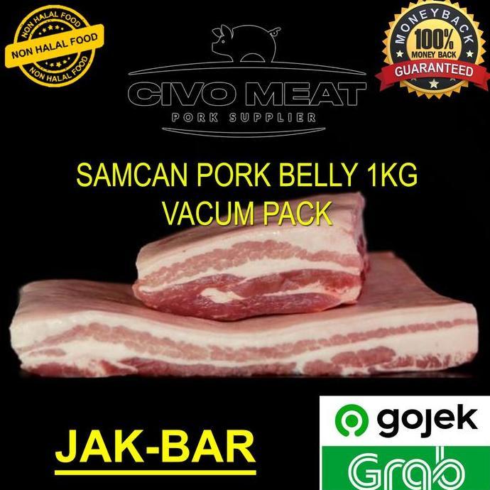 Daging Babi Samcan / Pork Belly 1kg