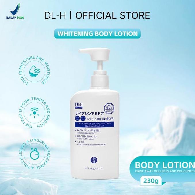 LAVELA_GRONDA - DL-H NIACINAMIDE BODY LOTION | BRIGHTENING & COLLAGEN | PENGHILANG BEKAS LUKA & MELE
