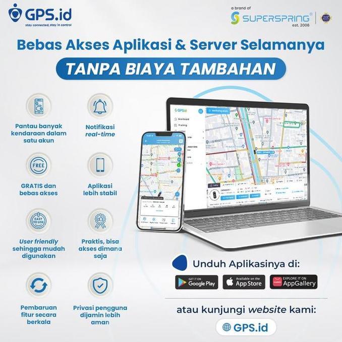 Gps.Id Prime Guarda S40 Gps Tracker Pelacak Kendaraan Jaringan 4G Fitur Matikan Mesin Jarak Jauh Kos