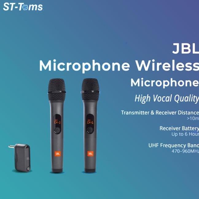 Wireless Microphone Set 2 Mic Karaoke Wireless With Receiver