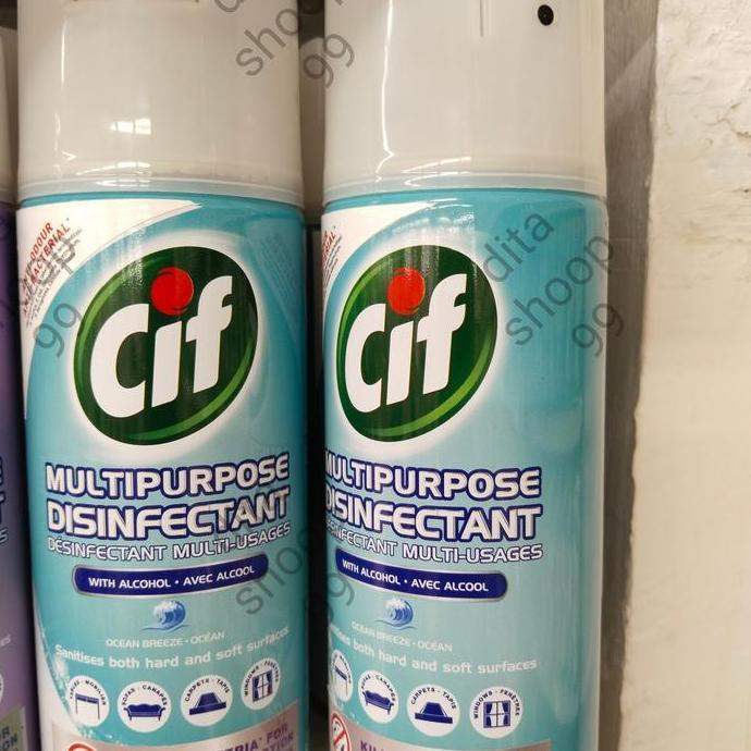 Cif multipurpose disinfectan spray ocean breeze 400ml